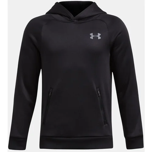 Under Armour UA B Armour Flc Pro Hoodie Pulover otroška Črna