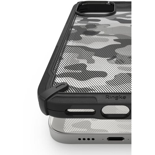 Ringke Fusion X Design izdržljivo kući&amp;scaron;te s TPU odbojnikom za iPhone 12 Mini Camo Slike