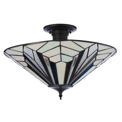 Endon 111895 - Plafonski luster Tiffany ASTORIA 3xE27/10W/230V, prečnik 48 cm Slike