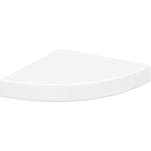  Plutajuće kutne police 4 kom bijele 25 x 25 x 3,8 cm MDF Slike