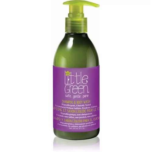 Little Green Kids šampon in gel za prhanje 2v1 za otroke 240 ml