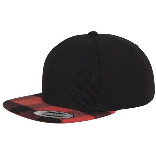 Flexfit Plaid Flanell Peak Snapback blk/red Cene