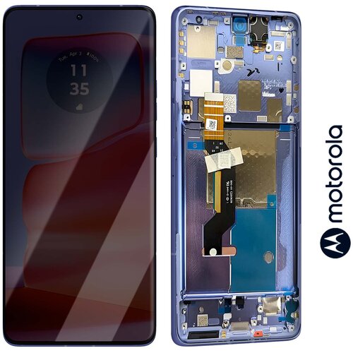 Motorola Originalni celozaslonski LCD za Edge 50 Pro z zaslonom na dotik in ohišjem, Lavanda, (5000037810) Cene