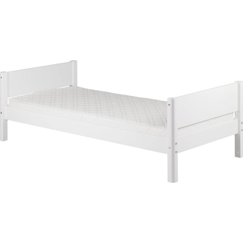 Flexa WHITE enojna postelja, 90x200 - Blago B Slike