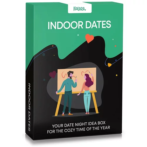 Spielehelden Indoor Dates kartaška igra za parove, 55 ideja za spoj, poklon za vjenčanje, na engleskom jeziku