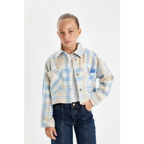 Defacto Girls Crop Long Sleeve Shirt