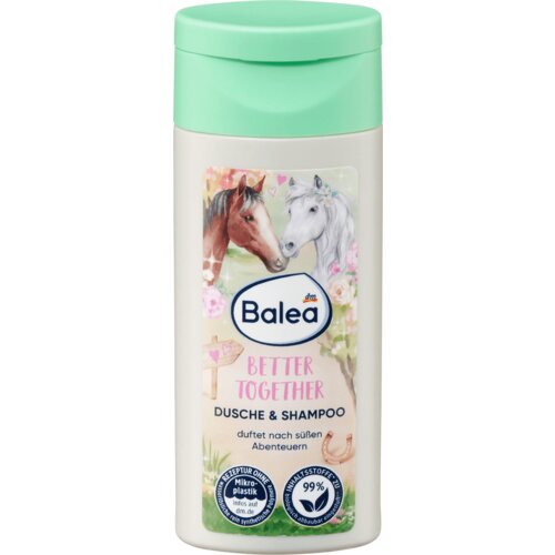 Balea BETTER TOGETHER dečiji gel za tuširanje i šampon - putna ambalaža 50 ml Cene