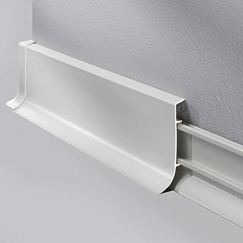 LOGOCLIC kutna lajsna s nosačem ksl (svijetlosive boje, 2,5 m x 18,5 mm x 60 mm) Slike