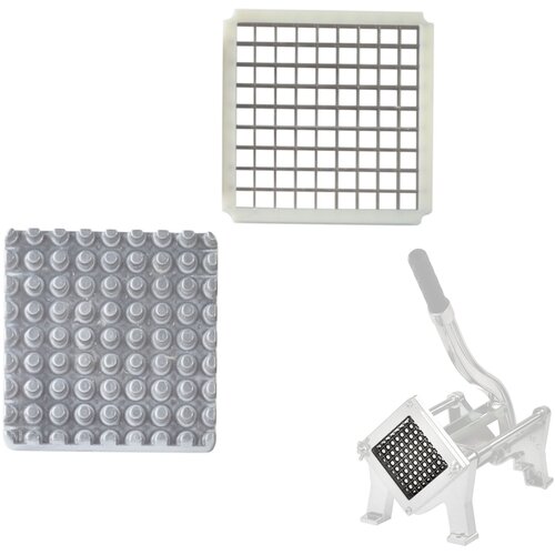 Royal Catering Re&scaron;etka s stiskalnico za ročni rezalnik krompirčka 10x10 mm, (21397982) Cene