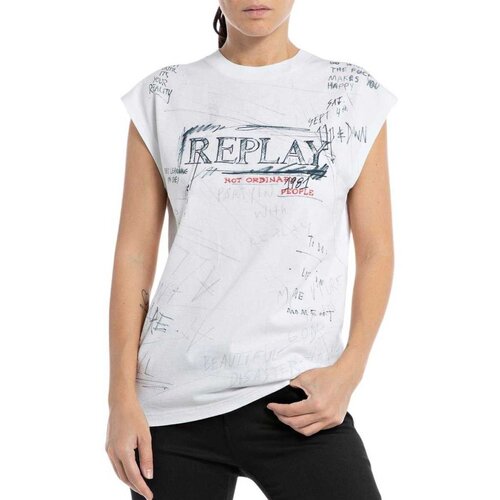 Replay - - Ženska logo majica Slike