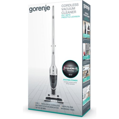 Gorenje &amp;scaron;tapni usisivač SVC 180FW Slike