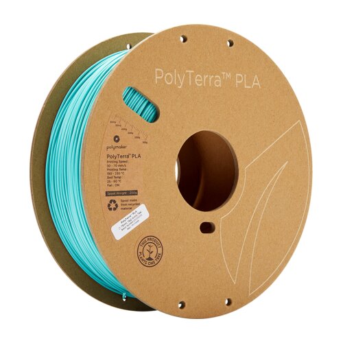 Polymaker PolyTerra&amp;trade; PLA 1,75 mm 1kg Arctic Teal Slike