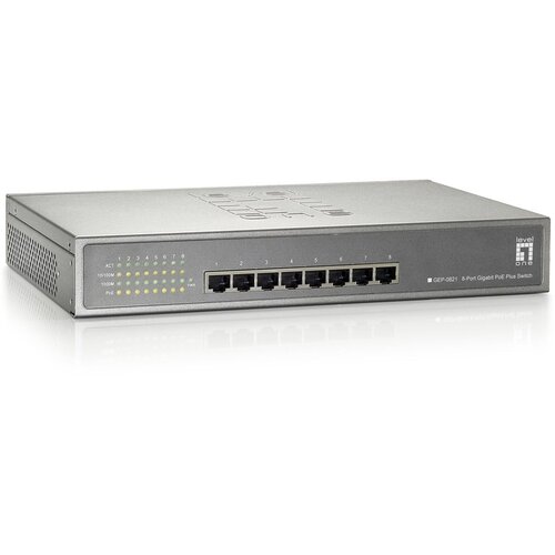 Level One Switch 8x GE GEP-0821 123.2W 8xPoE+ Cijene