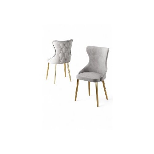 Hanah home set stolica (6 komada) alpa grey gold Cene
