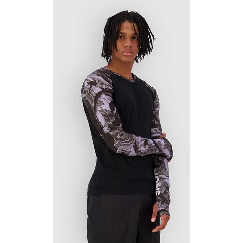 Mons Royale Temple Merino Long Sleeve Funkcijska majica rock camo / black Cene