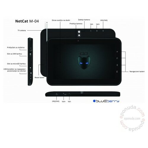 Blueberry NETCAT-M08-A tablet pc računar Slike