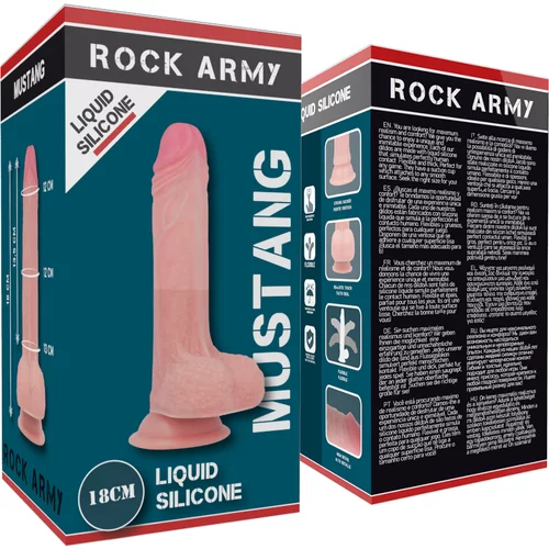 ROCK ARMY dildo rockarmy liquid silicone mustang (18 cm)