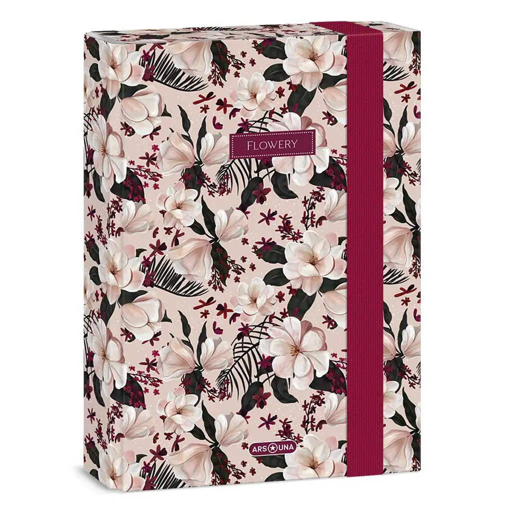 Ars Una flowery pink A/5 kutija za bilježnicu Cijene