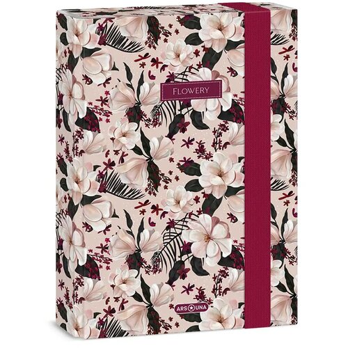 Ars Una Flowery Pink A/5 škatla za zvezke Cene