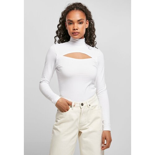 UC Ladies Women's turtleneck with long sleeves in white Cene
