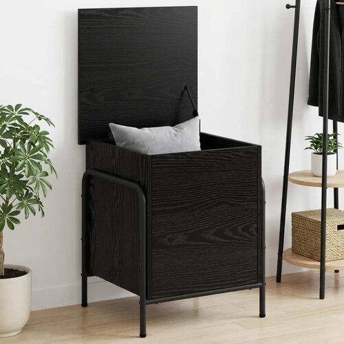  Kutija za spremanje Crni hrast 80 x 40 x 49 5 cm - Crni hrast 40 5 x 40 x 49 5 cm Slike