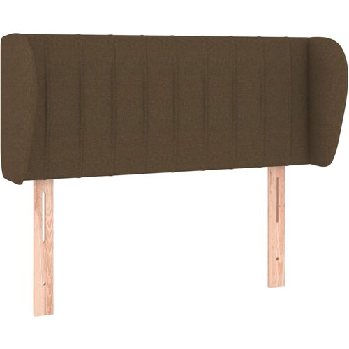 Maison Chic vzglavna omarica - nočna omarica - posteljna omarica z ušesi temno rjavo 93x23x78/88 cm blago, (21710945) Cene