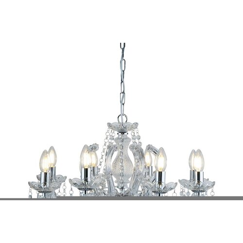 XXXL Searchlight 399-8 - Kristalni luster na lancu MARIE 8xE14/40W/230V Slike