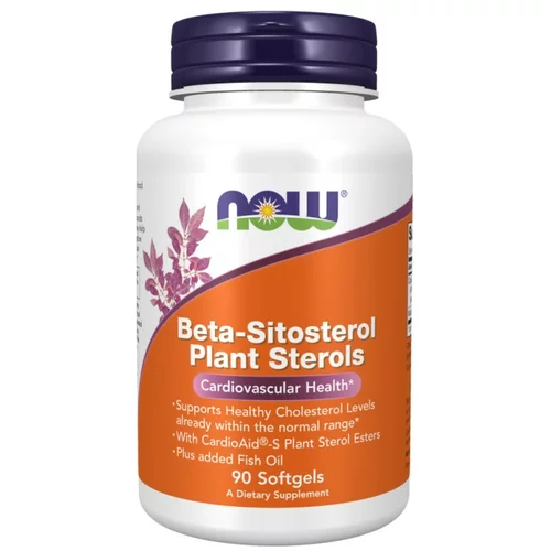 Now Foods Beta-sitosterol rastlinski steroli NOW (90 mehkih kapsul)