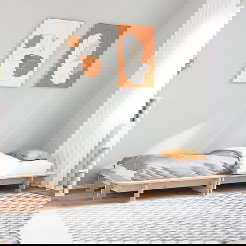 Furnova Posteljni okvir brez vzmetnice 100x200 cm trdna borovina, (21934091) Slike