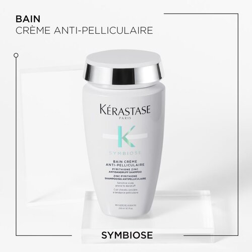 K&amp;eacute;rastase Symbiose Bain Cr&amp;egrave;me Anti-Pelliculaire &amp;scaron;ampon protiv peruti za osjetljivo vlasi&amp;scaron;te Slike