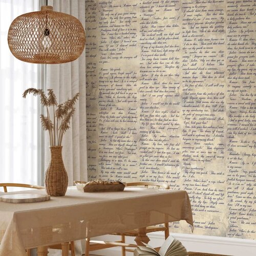  Tapeta - Verses of Love (Romeo &amp;amp;amp Juliet) 50x1000 Vodootporna Slike