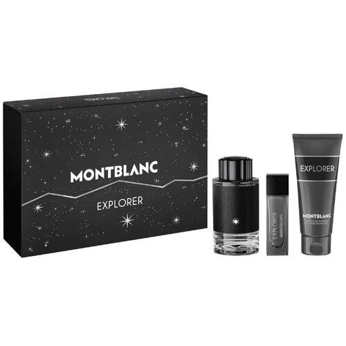 Mont Blanc Explorer Set EDP 100ml + EDP 15ml + gel za tu&amp;scaron;iranje 100ml Slike