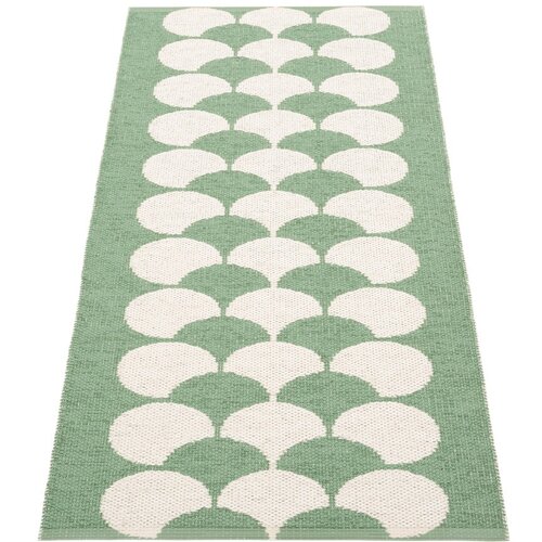 Pappelina zelen/kremno bel zunanji in notranji tekač 70x150 cm poppy oregano – Cene