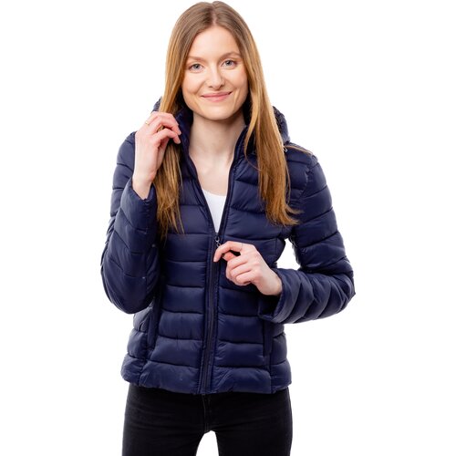 Glano Women's quilted jacket - dark blue Slike