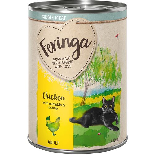 Feringa Single Meat Meni 12 x 410 g - Piletina s bundevom i mačjom metvicom Cijene