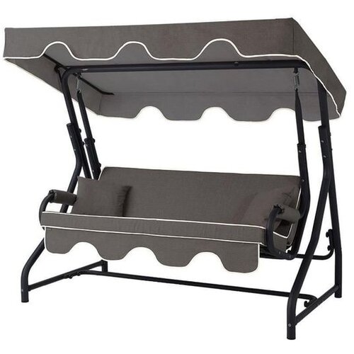 Hanah home ruta - Anthracite Anthracite Garden Triple Swing Chair Cene