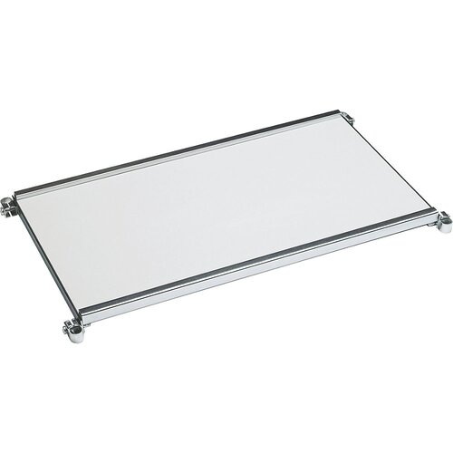 HelgeNyberg Polica z držali, DxŠ 750 x 420 mm, sive barve Cene