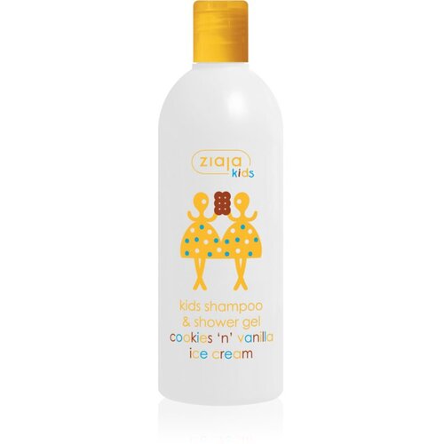 Ziaja kids &scaron;ampon & gel za tu&scaron;iranje s mirisom sladoleda od vanilije i kolačića 400ml Cijene