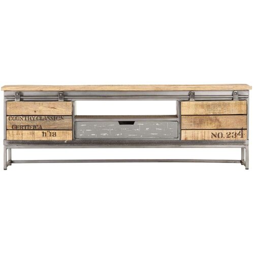 vidaXL TV omarica 120x30x40 cm trden mangov les Cene