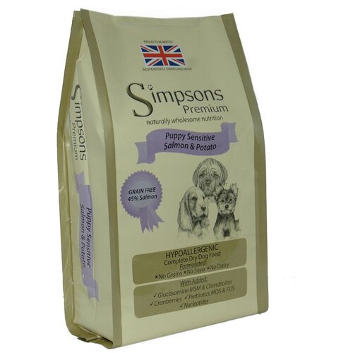 Simpsons Premium Sensitive Puppy losos &amp;amp; krompir - 12kg Slike