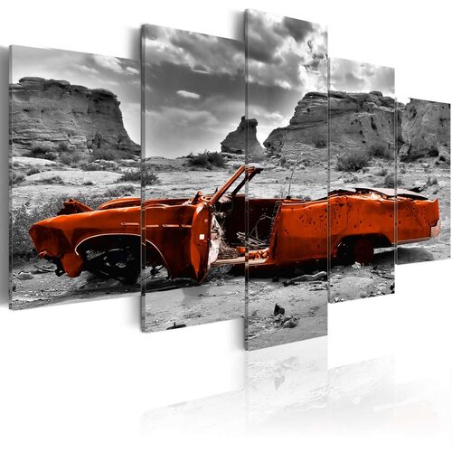  Slika - Orange car 100x50 Slike