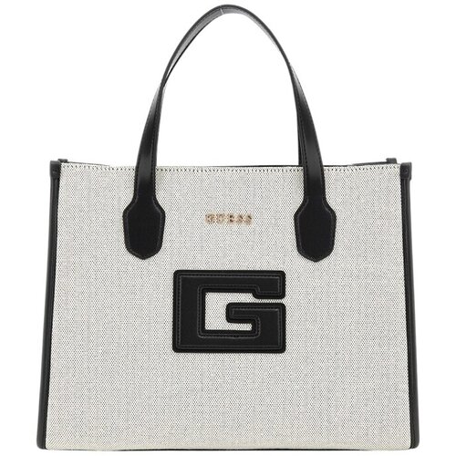Guess Ročne torbice KATINE TOP ZIP SHOUL Črna Cene