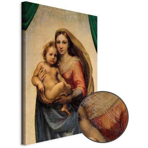  Slika - Raphael – Sistine Madonna (fragment) 80x120 Premium Print Cene