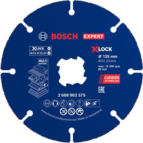 Bosch Karbidni višenamenski disk Expert 2608902377, X-Lock, 125 mm Cene
