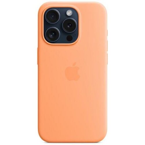 Apple IPhone 15 Pro Silicone Case w MagSafe - Orange Sorbet (mt1h3zm/a) Cene