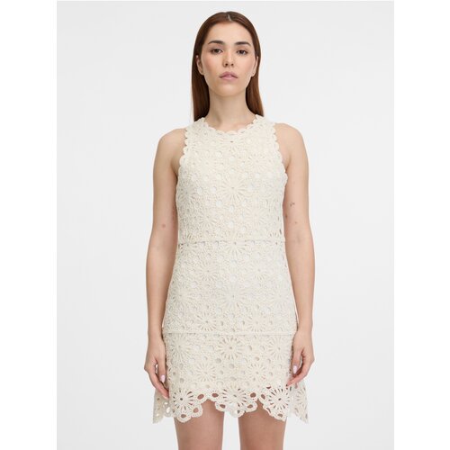 Orsay Cream women&amp;#039;s knee-length dress - Women&amp;#039;s Slike