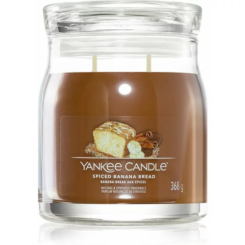 Yankee Candle Spiced Banana Bread mirisna svijeća Signature 368 g