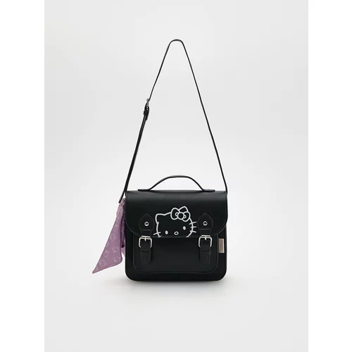 Reserved - Poštarska torba Hello Kitty - crno