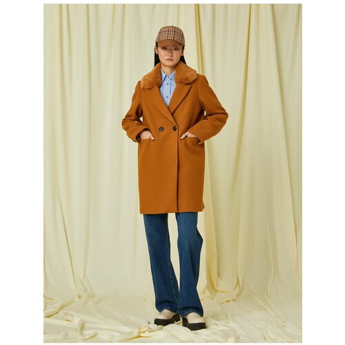 Koton Coat - Brown - Double-breasted Slike