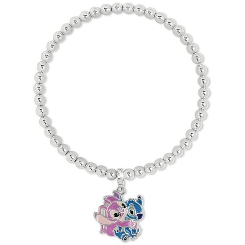 Disney Stitch Narukvica Disney Angel i Stitch, posrebrena Slike